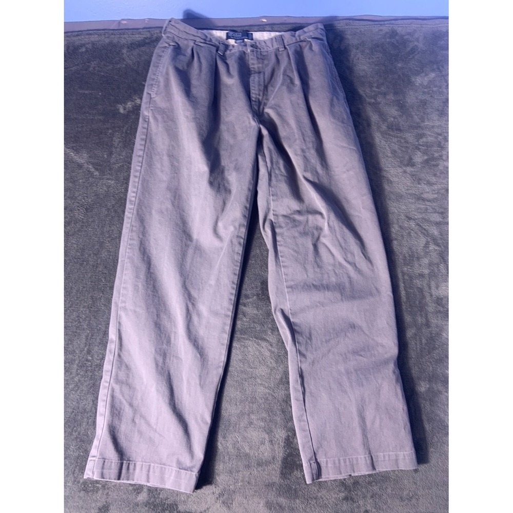 Polo Ralph Lauren Andrew Pant Men's Pants Size 35 Gray Double Pleated Front